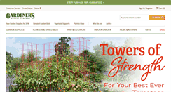 Desktop Screenshot of gardeners.com